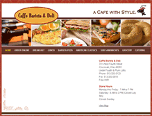 Tablet Screenshot of caffebarista.com